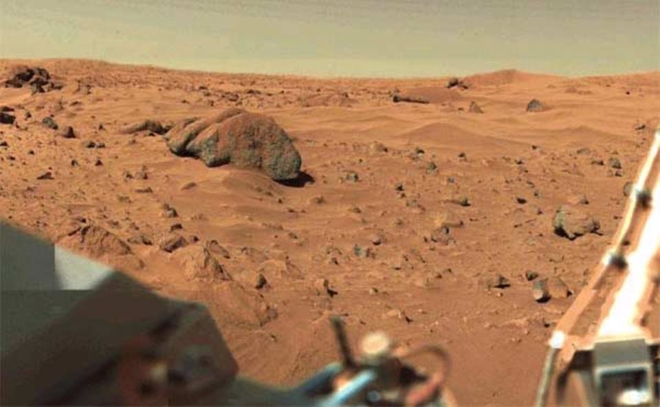 Die Marsoberfläche, gesehen von der Viking-Sonde der NASA