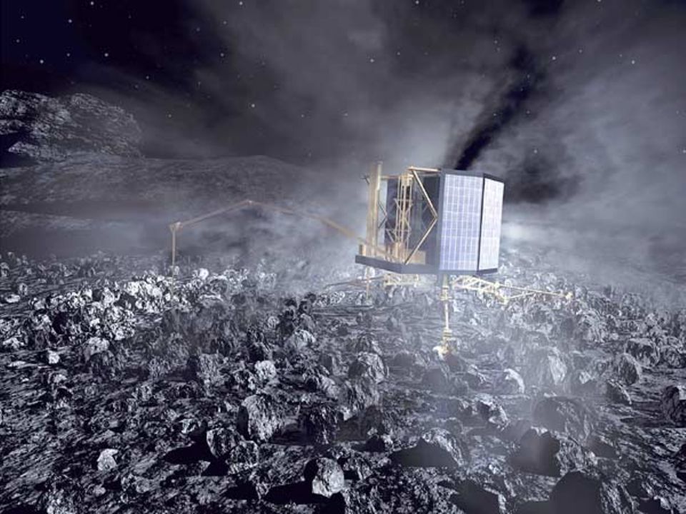 Rosetta: Der Lander erforscht den Kometen