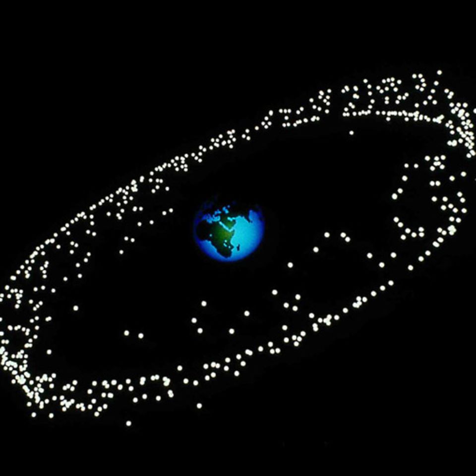 Ein Bild aus vergangenen Tagen, als noch sehr wenig Space Debris die Erde umkreiste