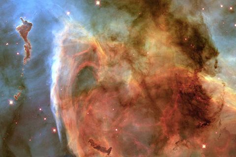 Ein Bild von Hubble: der Carina-Nebel (NGC 3372) in 8000 Lichjahren Entfernung