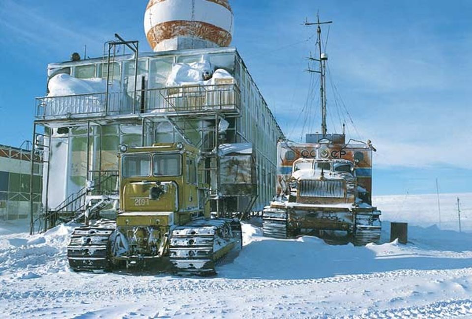 Mirny, das russische Quartier in der Antarktis Mirny, das russische Quartier in der Antarktis