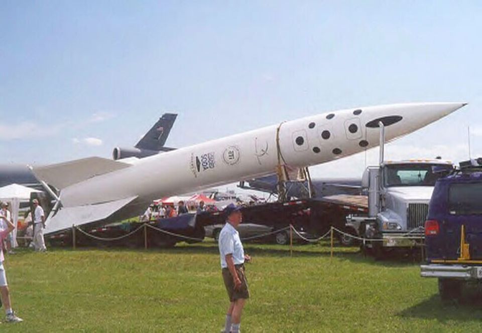 Eine herkömmliche Rakete: die "Canadian Arrow"