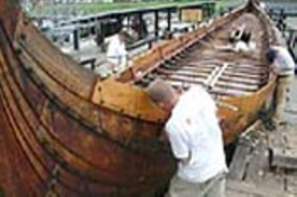 Wiedergeburt eines Wikingerschiffs