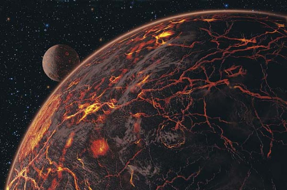 Steinerne Flöße über vulkanischer Glut Steinerne Flöße über vulkanischer Glut