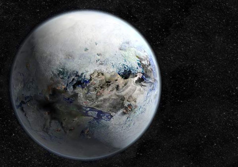 Klimawandel: So mag unser Blauer Planet zur Zeit der "Varanger-Vereisung" ausgesehen haben Klimawandel: So mag unser Blauer Planet zur Zeit der "Varanger-Vereisung" ausgesehen haben