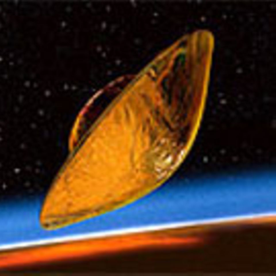 "Huygens" landet auf Saturn-Mond Titan
