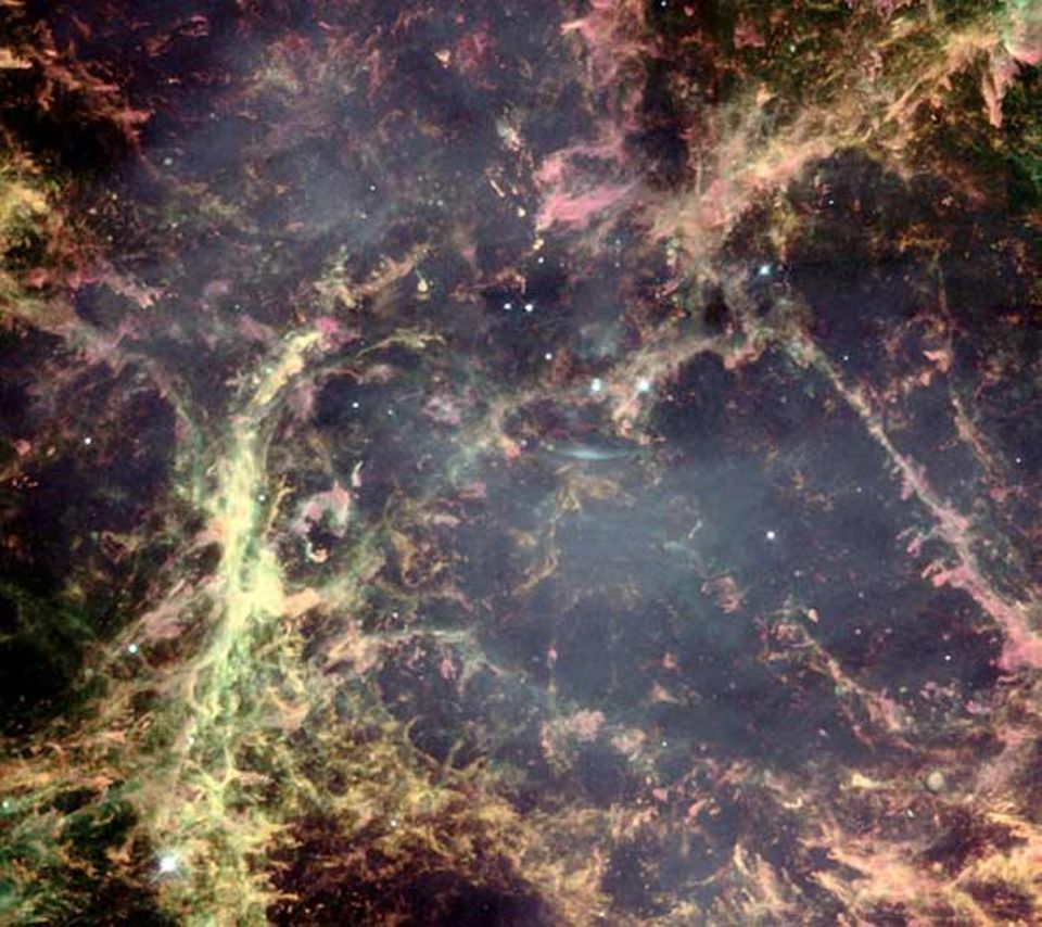 Im Jahr 1054 explodierte eine Supernova. Die Spuren dieses Ereignisses sind noch heute im Krebsnebel zu sehen. Hätte die Rotationsachse des Sterns damals in Richtung Erde gezeigt, wäre durch die frei werdende Strahlung die irdische Biosphäre zerstört worden