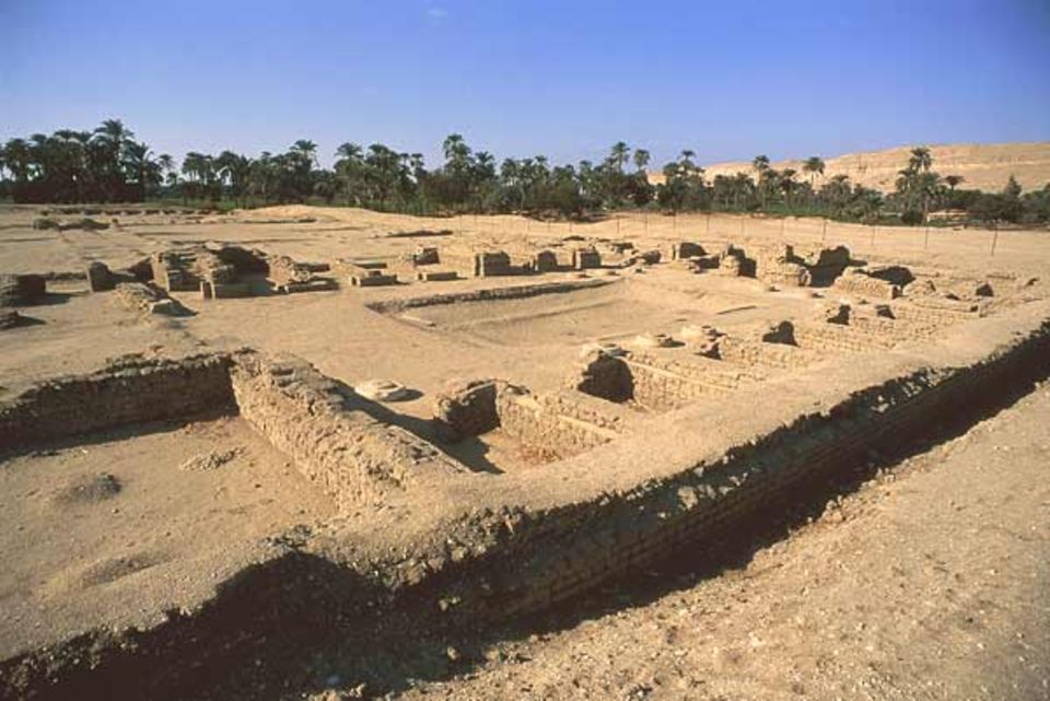 Altes Ägypten: Achet-Aton und der Palast der Nofretete standen auf diesem Gebiet in Amarna vor über 3 000 Jahren