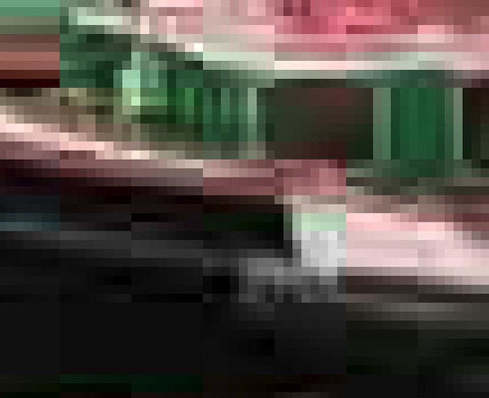 Hier könnt ihr die verschiedenen Bildpunkte ganz genau erkennen; das Bild wirkt krisselig Hier könnt ihr die verschiedenen Bildpunkte ganz genau erkennen; das Bild wirkt krisselig