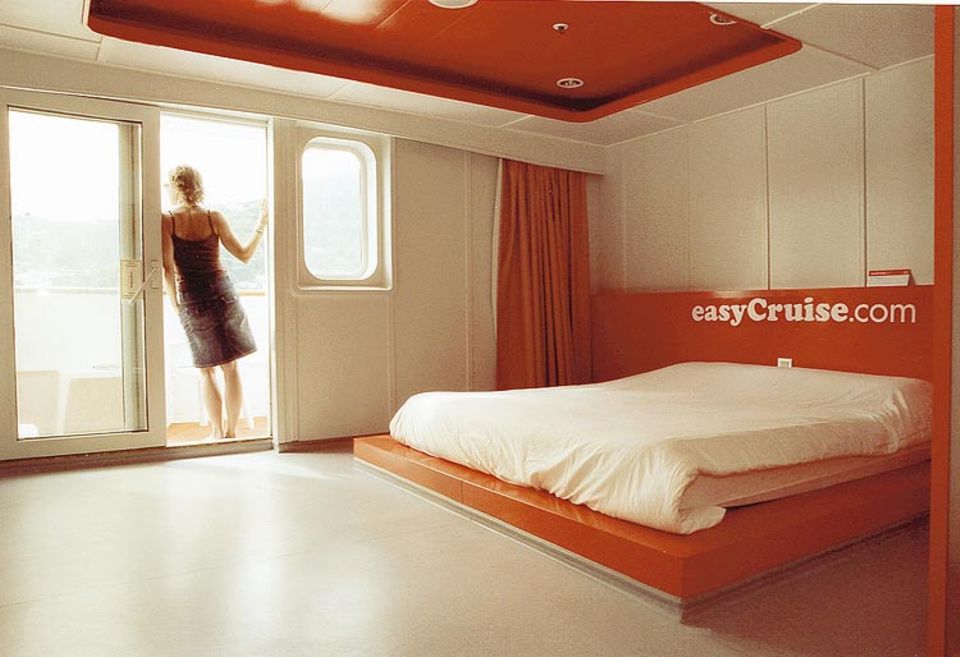 Einblick: So wie auf dem Foto sehen nur Suiten auf der "Easycruiseone" aus, günstige Standardkabinen sind weit weniger geräumig