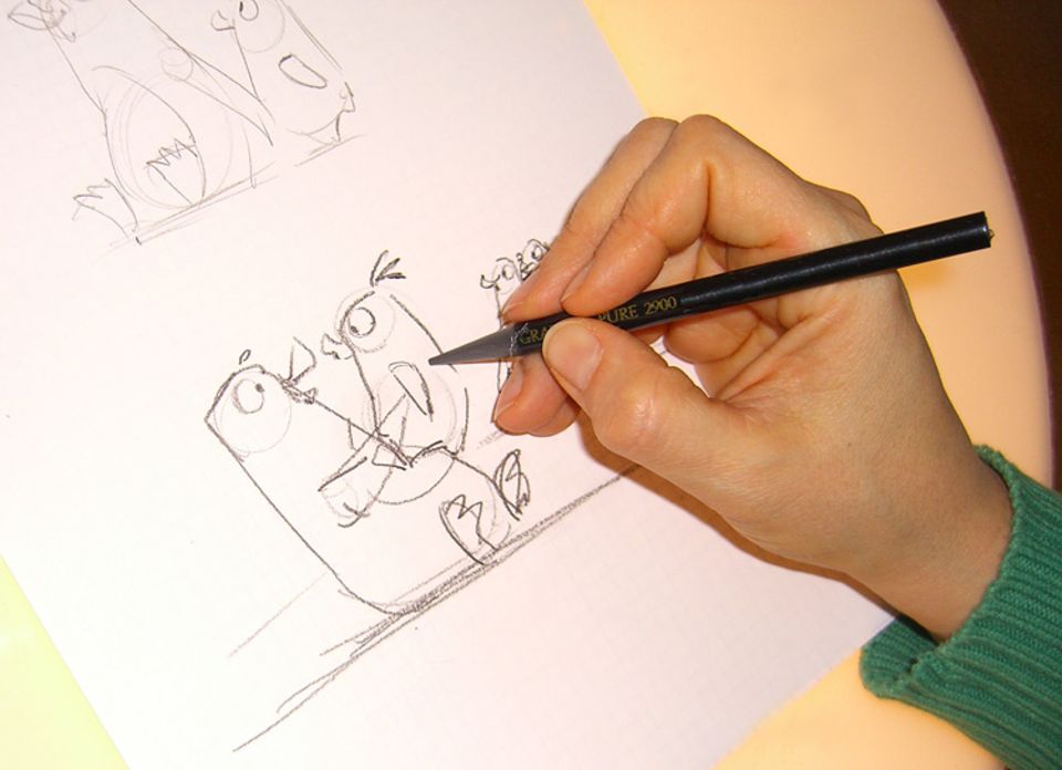 Filmproduktion: Trotz Computer hat der Bleistift noch lange nicht ausgedient! Filmproduktion: Trotz Computer hat der Bleistift noch lange nicht ausgedient!