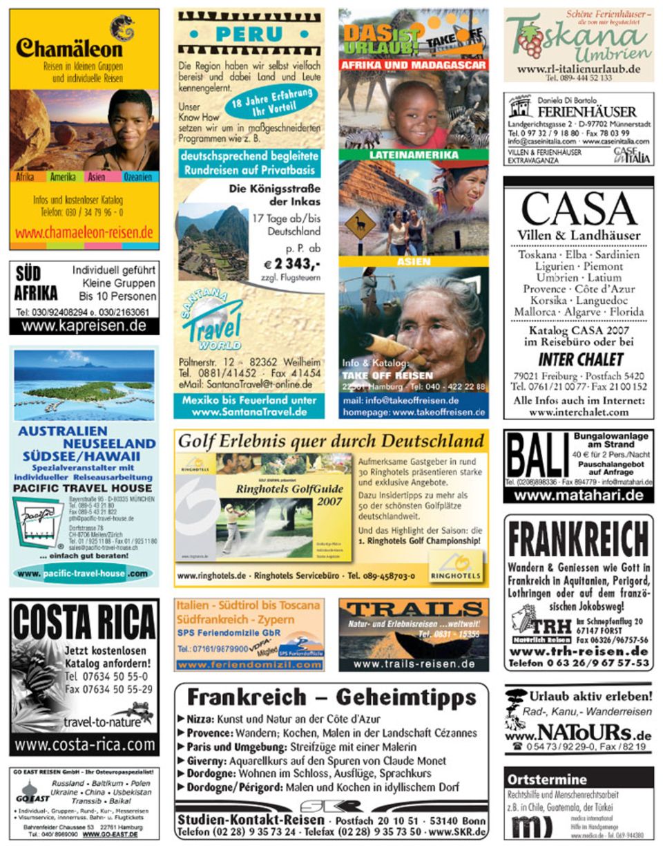 - Werbung -: Travellers Reisemarkt Mai 2007
