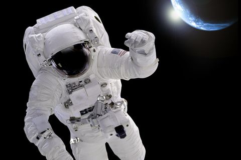 Astronaut im Weltraum, Astronomie, Weltall