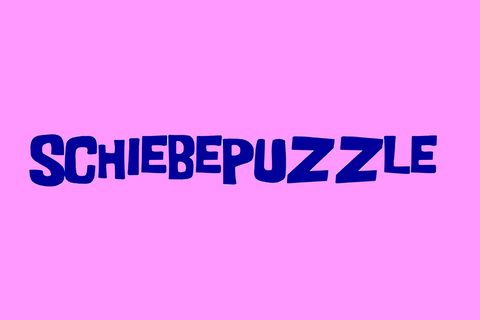 Spiele, Schiebepuzzle, Puzzle
