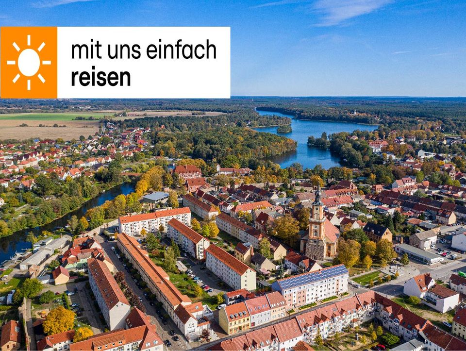 Stadt von oben auf der Vogelperspektive