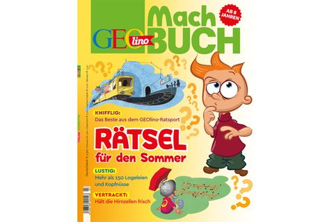 Machbuch: GEOlino Machbuch - Rätsel für den Sommer