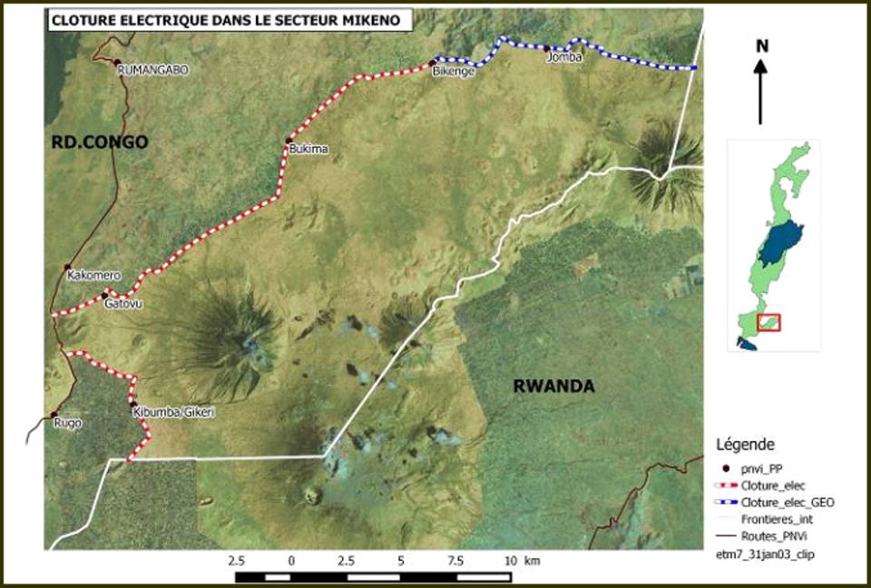Ein 56 Kilometer langer Elektrozaun soll verhindern, dass Wildtiere Ernteschäden bei den Kleinbauern der Umgebung verursachen