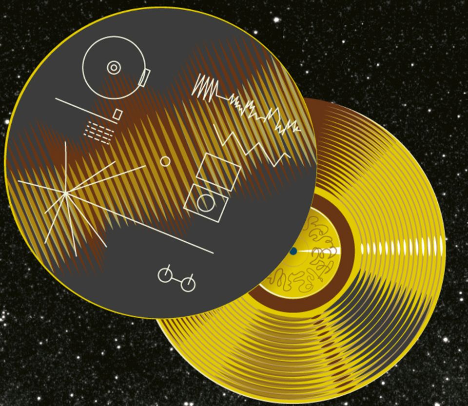 Weltall: 1977 flogen "Voyager 1 und 2" mit den "Voyager Golden Records" ins Weltall