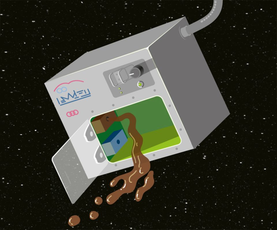 Weltall: Samantha Cristoforetti brachte 2014 den Espressoautomaten"ISSpresso" mit auf die ISS