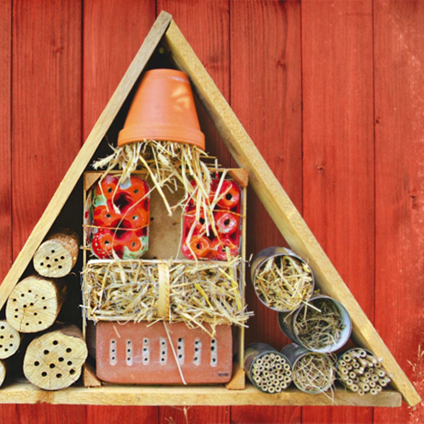 Bauanleitung: Baut ein Insektenhotel: Nisthilfen für Insekten