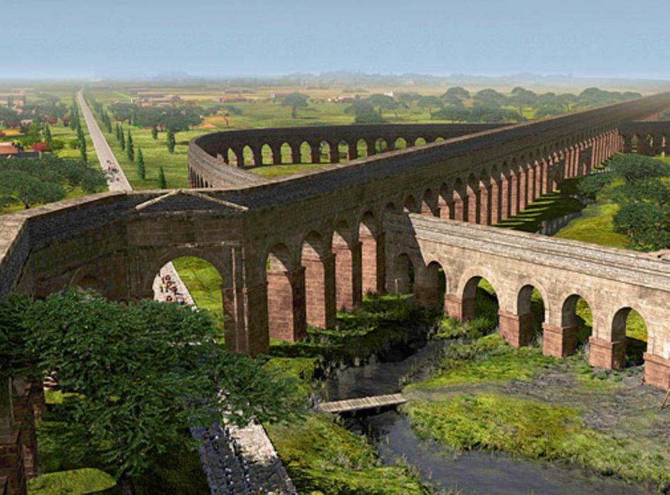 GEOEPOCHE KOLLEKTION Nr. 3: Aquädukt: Gigantische Fernleitungen versorgen Rom mit Trinkwasser - nur so kann die Stadt überleben.