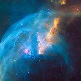 Kosmischer Gasballon im Sternbild Kassiopeia