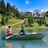 Per Gondel ins Hotel