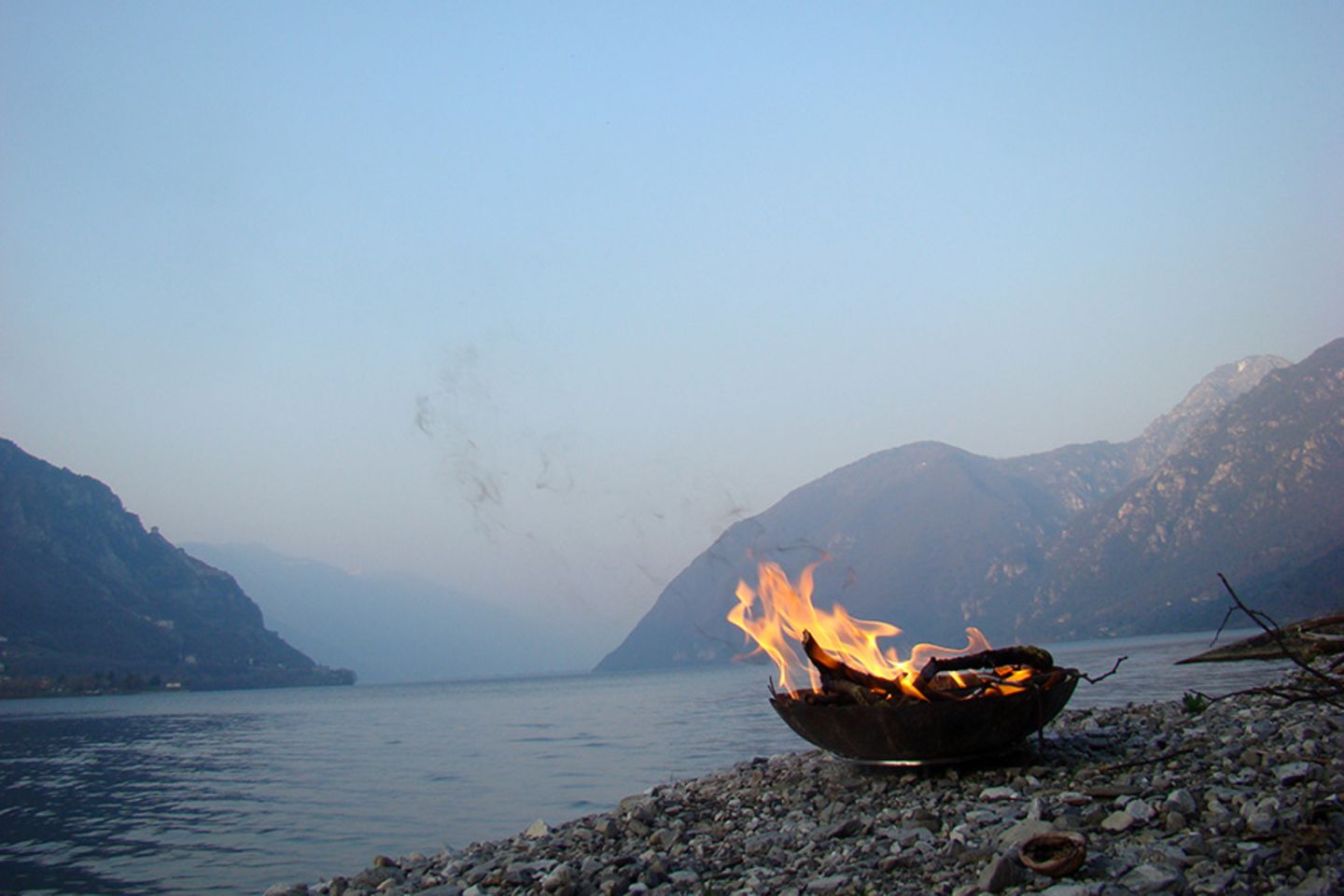 Camping Vantone Pineta am Lago d'Idro, Italien