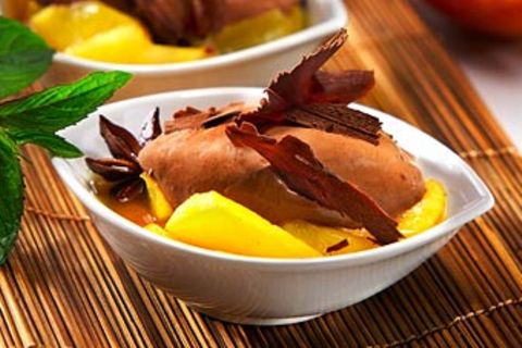 Rezept: Schokoladen-Zimt-Mousse mit Apfelkompott