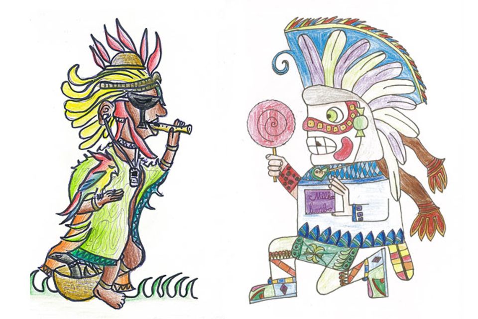 Malwettbewerb: Entwerft eure Azteken-Götter