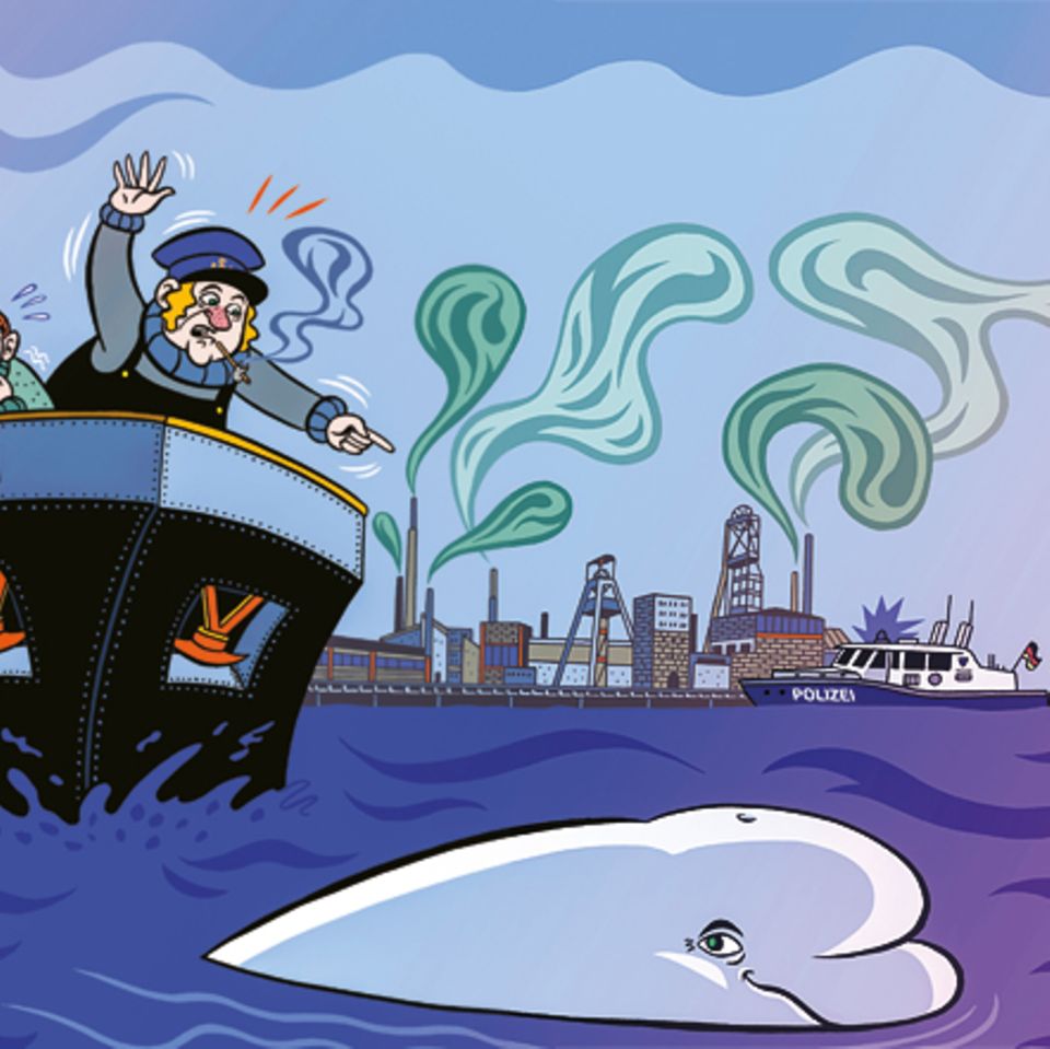 Schaltjahr: Moby Dick im Rhein