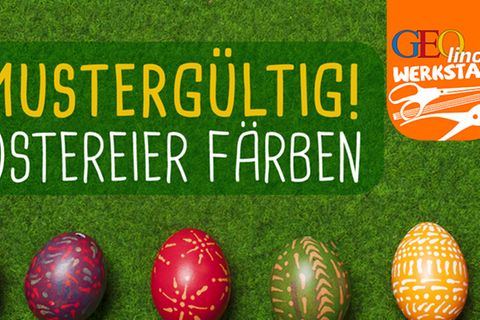Ostern: Bunte Ostereier verzieren