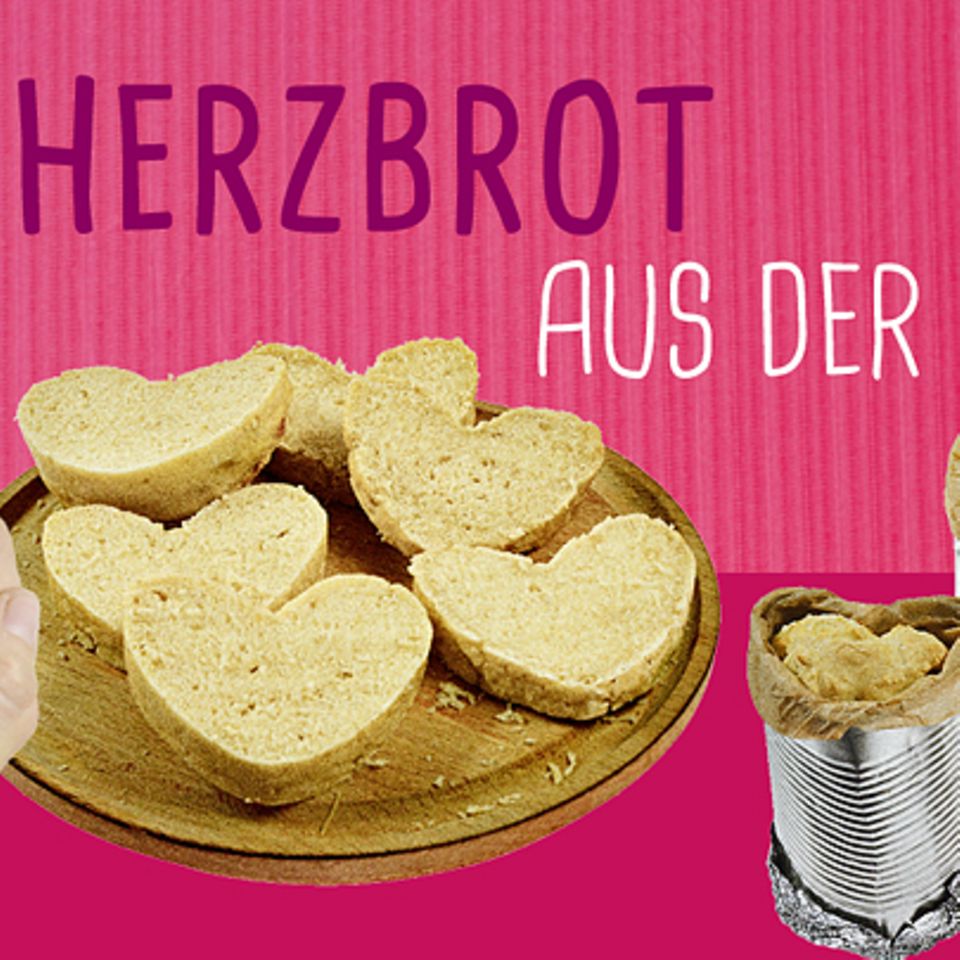 Liebe: Herzdosen-Brot