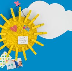 Upcycling-Idee: Wir basteln einen Sonnengruß