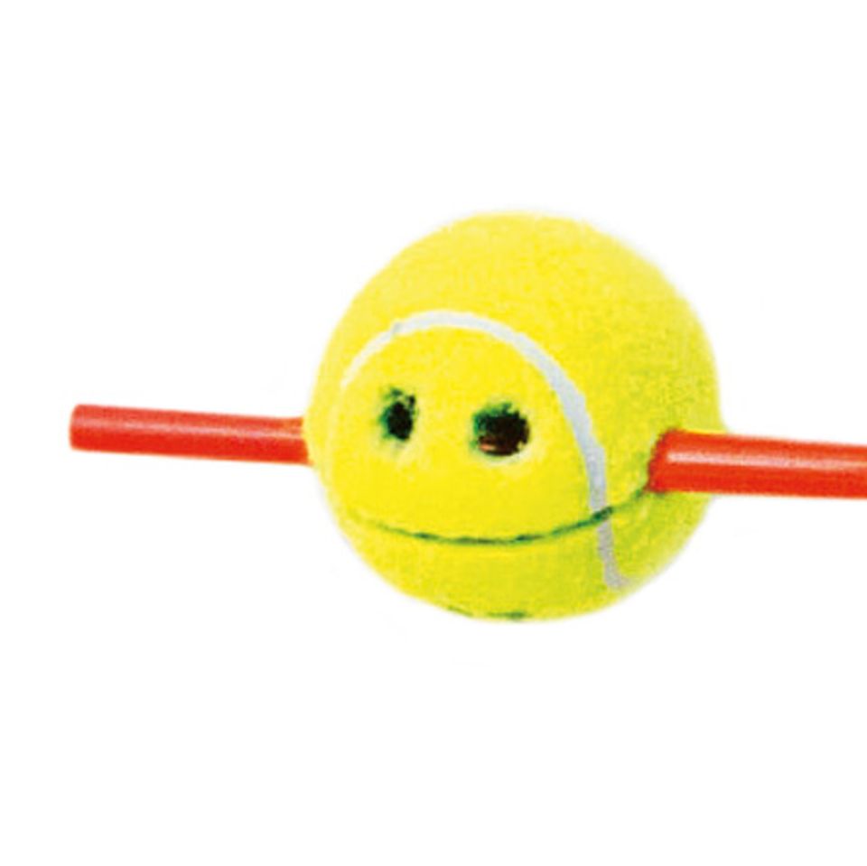 Basteln: Tennisball-Stiftehalter