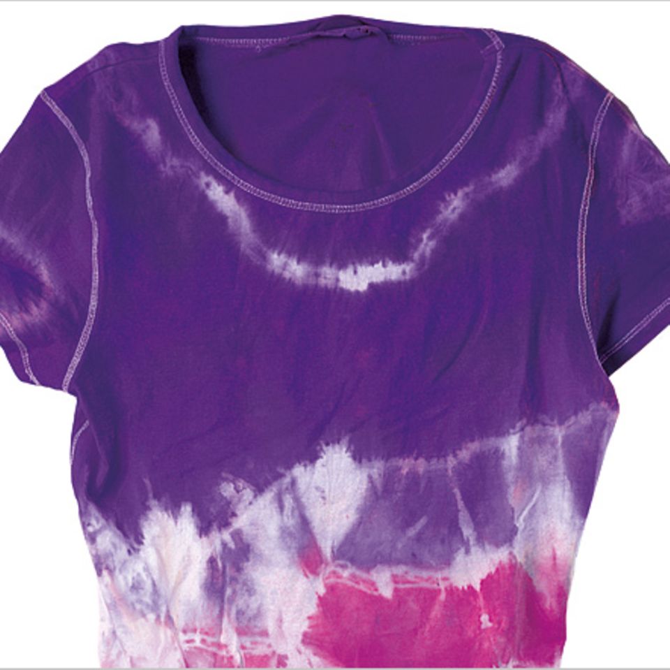 Basteln: Batik Drucke