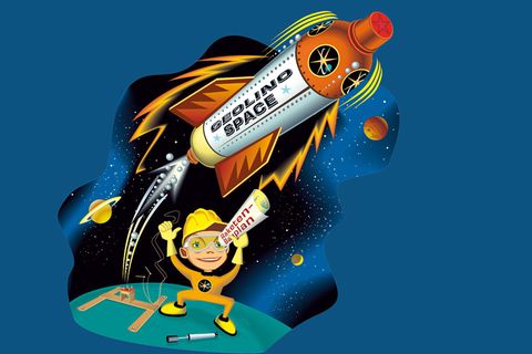 Wasserrakete basteln: Eine Rakete mit Wasserkraft