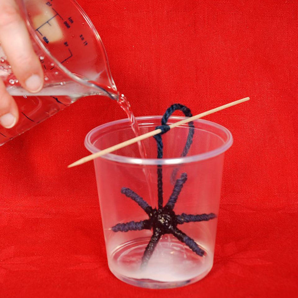 Experiment: Kristalle züchten