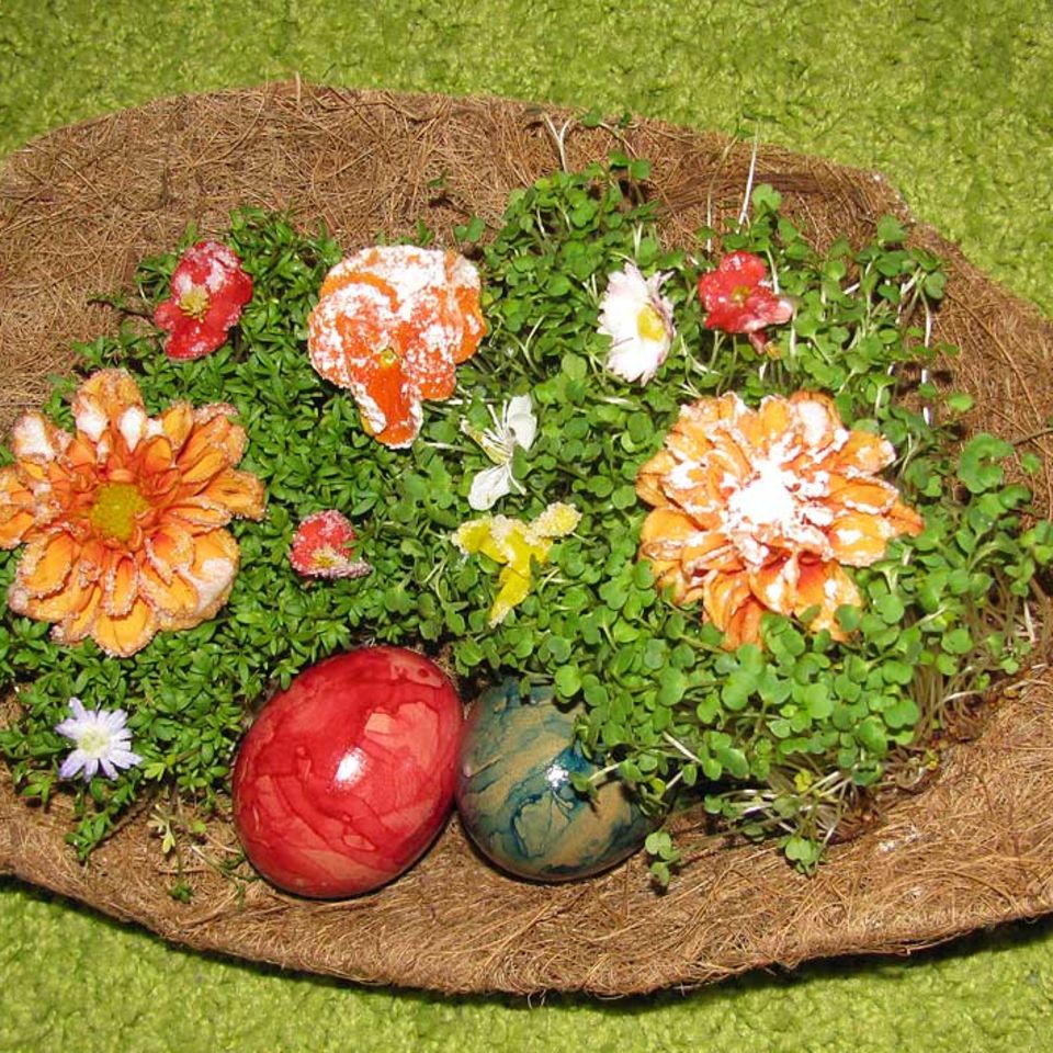 Ostern: So bastelt ihr ein Osternest