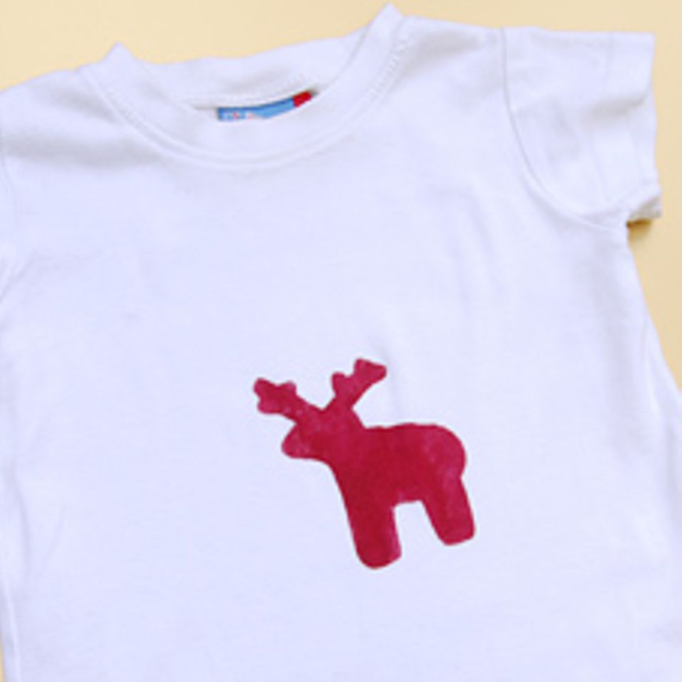 Basteltipp: T-Shirts bedrucken