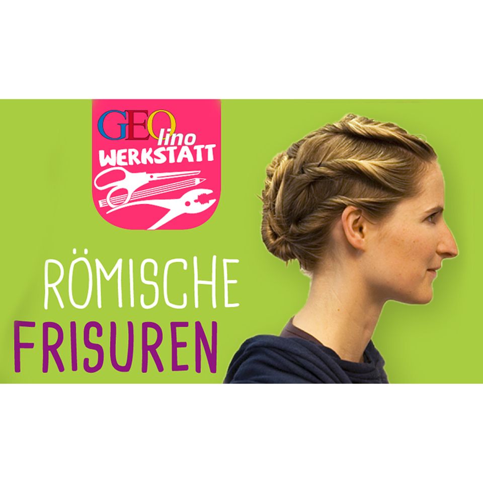 Verkleiden: Frisuren: Gestylt wie die Römerin von Welt