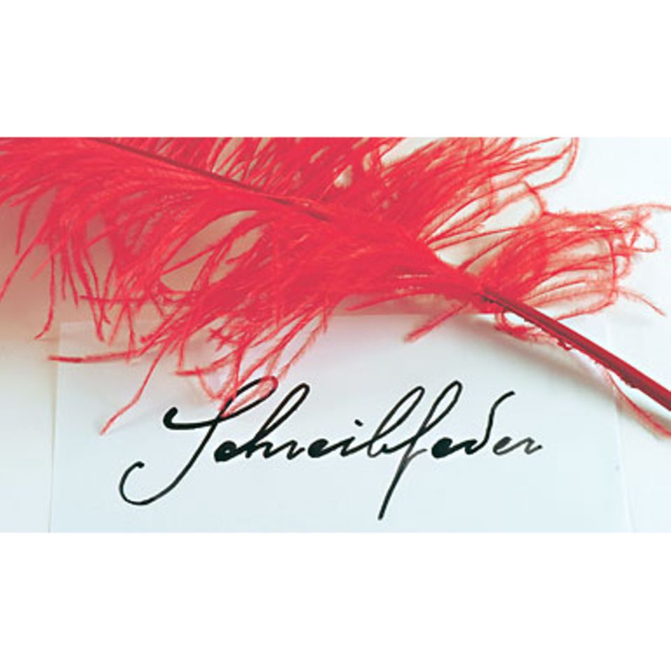 Basteltipp: Schreibfeder