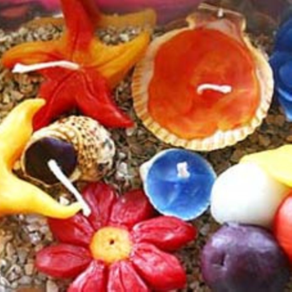 DIY: Sommerliche Kerzen
