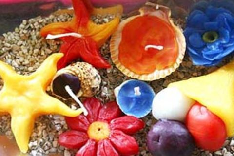 DIY: Sommerliche Kerzen