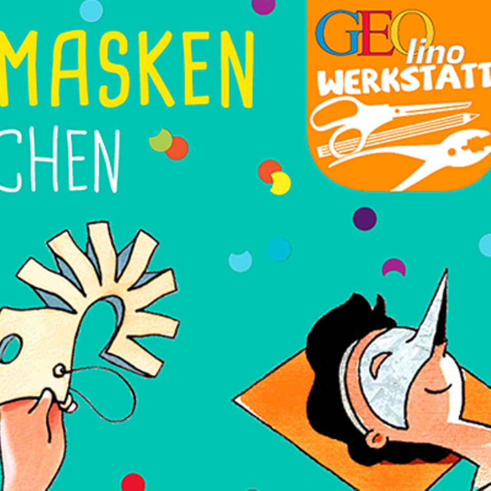 Verkleiden: Faschingsmasken zum Selbermachen