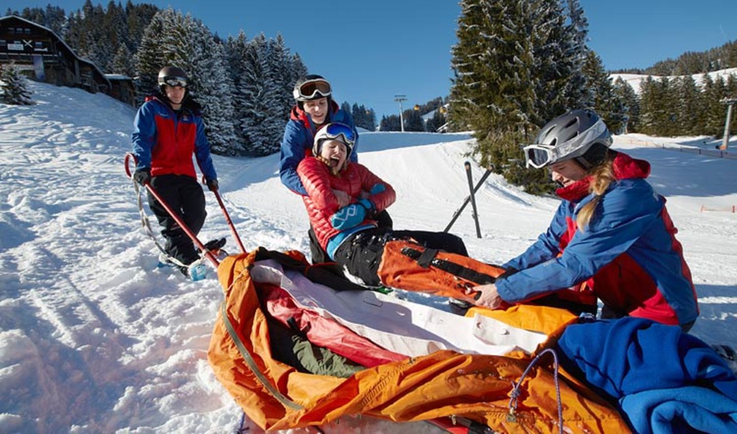 Bergretter im Einsatz