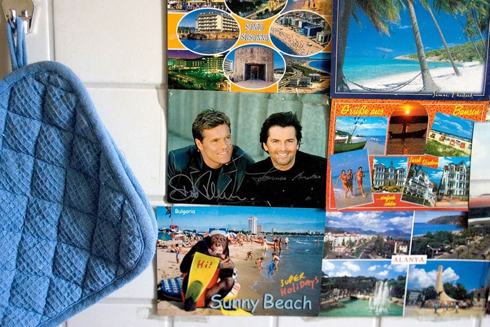 Postkarten: Viele rechteckige Urlaubsgrüße