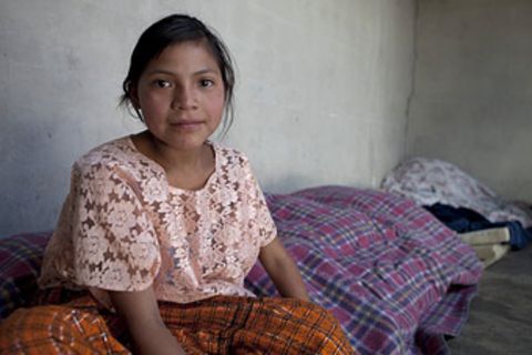 UNICEF-Fotoshow: Guatemala - Olga lebt am Abhang