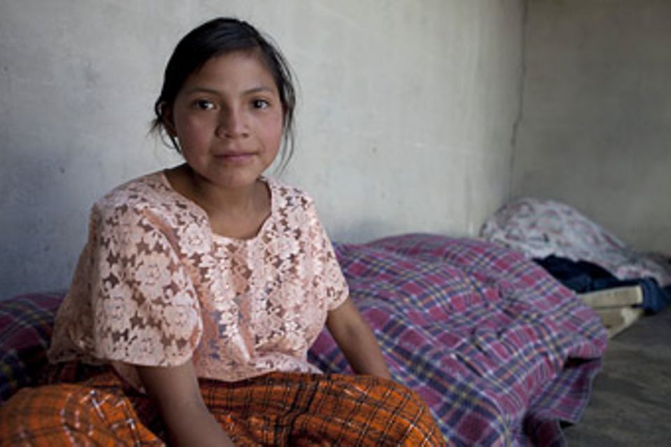 UNICEF-Fotoshow: Guatemala - Olga lebt am Abhang
