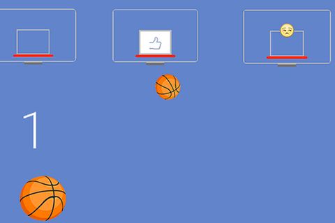 Facebook: Messenger: Verstecktes Basketballspiel